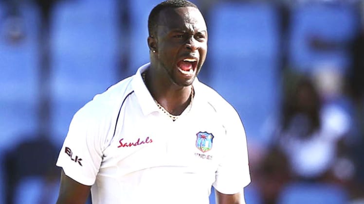 West Indies' bowler Kemar Roach (AP) 