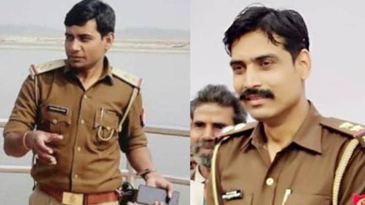 विकास दुबे के लिए मुखबिरी करने के आरोपी (केके शर्मा (बाएं) और विनय तिवारी (दाएं)) 