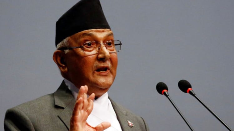 नेपाल के प्रधानमंत्री केपी शर्मा ओली