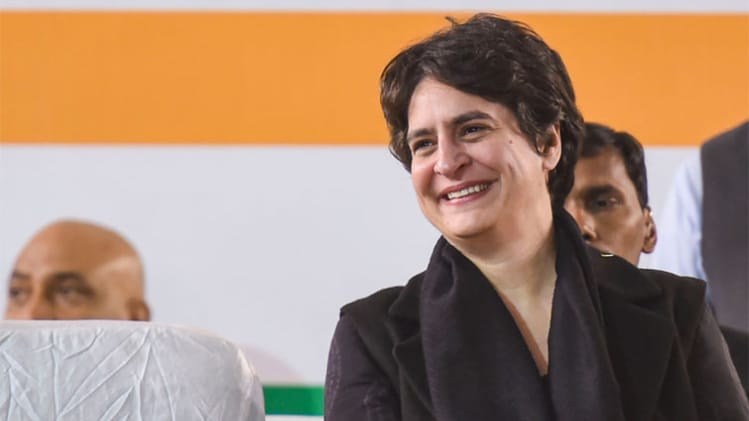 कांग्रेस महासचिव प्रियंका गांधी को दिल्ली स्थित सरकारी बंगला खाली करने का नोटिस (फाइल-पीटीआई)