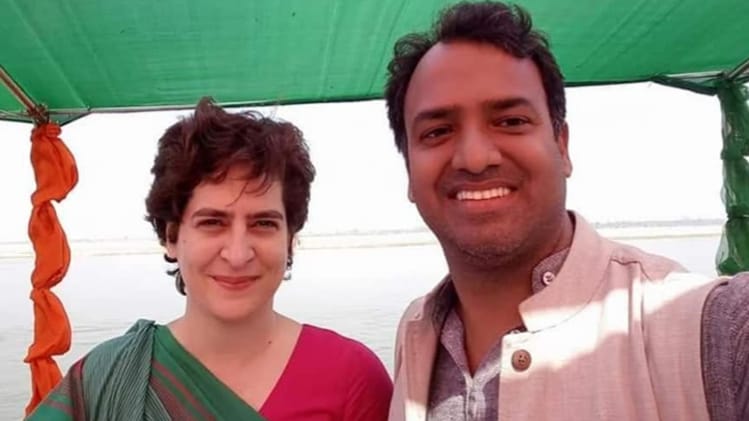 कांग्रेस महासचिव प्रियंका गांधी और शाहनवाज आलम