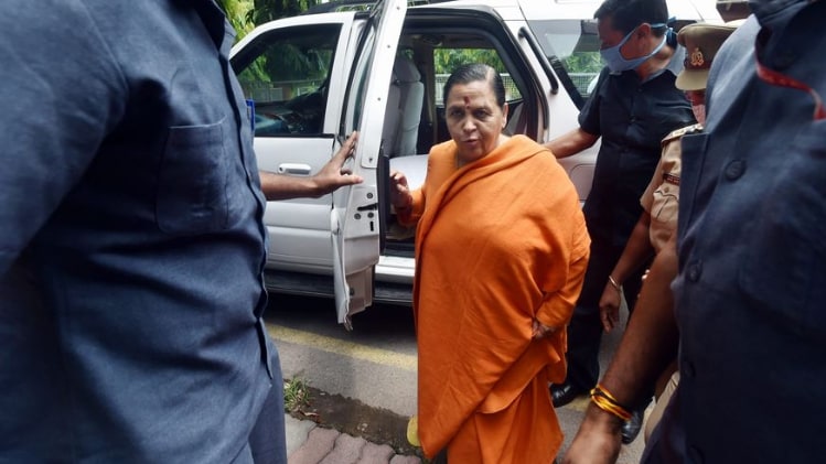 एमपी की पूर्व मुख्यमंत्री उमा भारती (फोटो- पीटीआई)