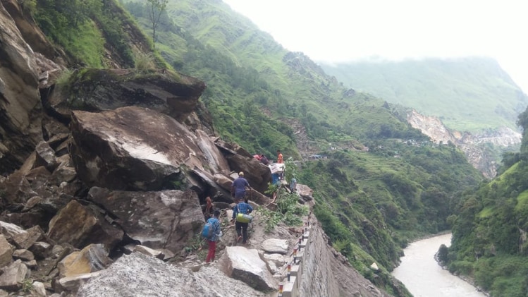 Heavy Rain Cloudburst In Rudraprayag Uttarakhand