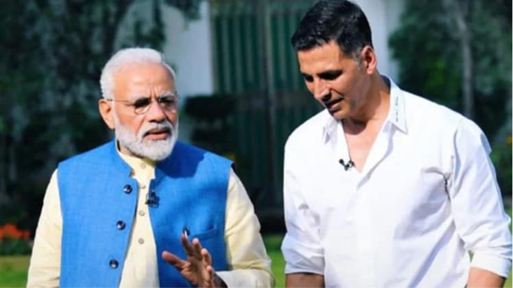 अक्षय कुमार और पीएम नरेंद्र मोदी