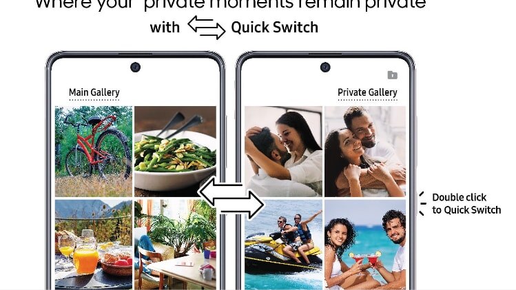 सैमसंग का नया प्राइवेट मोड फीचर 