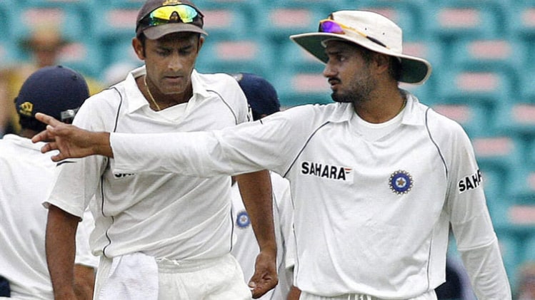 Anil Kumble and Harbhajan Singh (Getty)