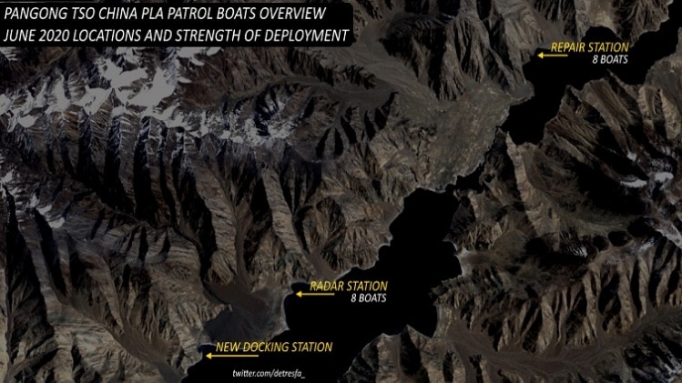 भारत और चीन के बीच सीमा विवाद को लेकर गतिरोध (फोटो-@DETRESFA_)
