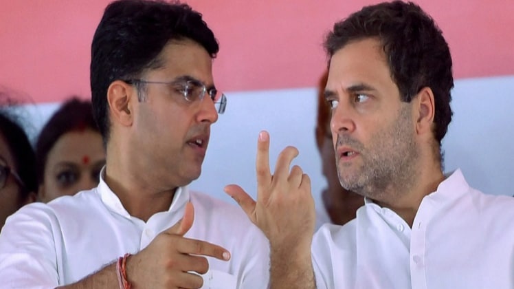 राहुल गांधी से मिले सचिन पायलट