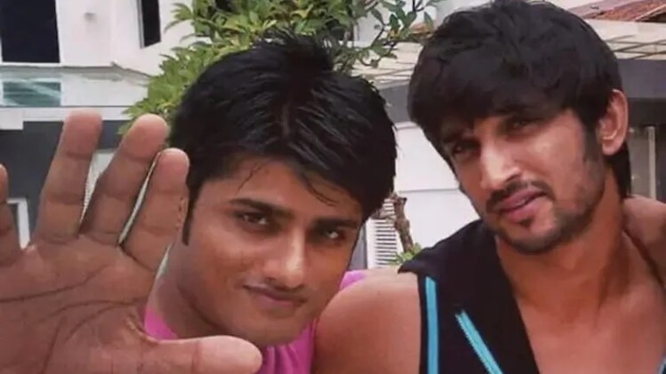 सुशांत सिंह राजपूत के साथ संदीप सिंह (फाइल फोटो) sushant-singh-rajput-death-case-congress-sachin-sawant-sandip-singh-bjp-gujarat-vijay-rupani