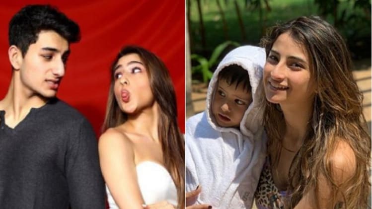 इब्राहिम अली खान, सारा अली खान, रेयंश, पलक तिवारी