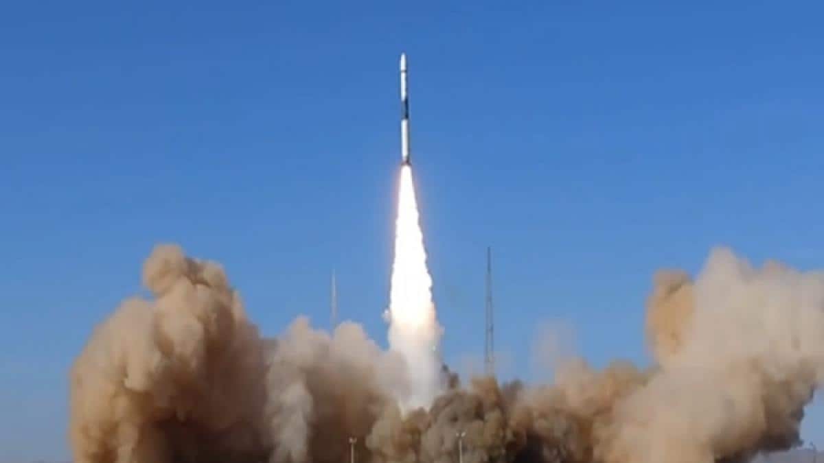 शनिवार को चीन ने ये सैटेलाइट लॉन्च किया था (फोटो-वीडियो ग्रैब)