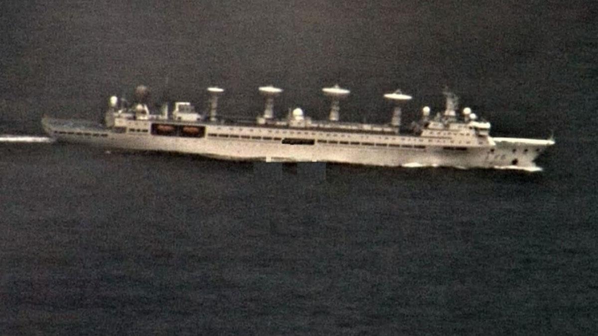 भारतीय समुद्री क्षेत्र में घुसा चीनी जहाज (फोटो-ANI)