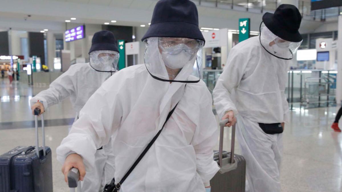 कोरोना महामारी फैलने के वक्त चीन से भारत लौट आए थे छात्र (सांकेतिक-AP )