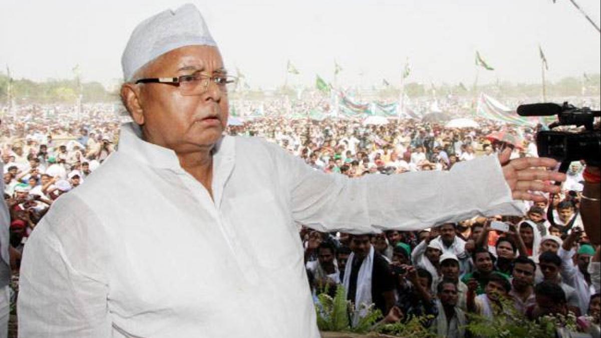 बिहार के पूर्व मुख्यमंत्री लालू प्रसाद यादव 