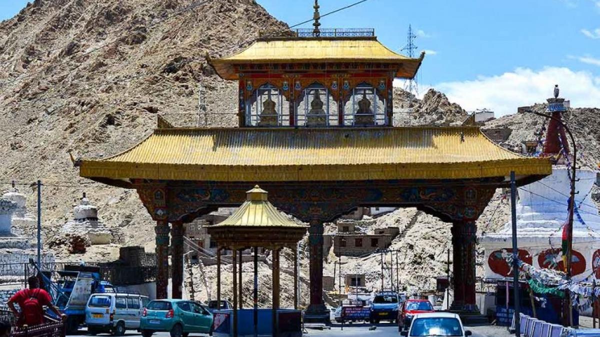 लेह शहर )फाइल फोटो-PTI)