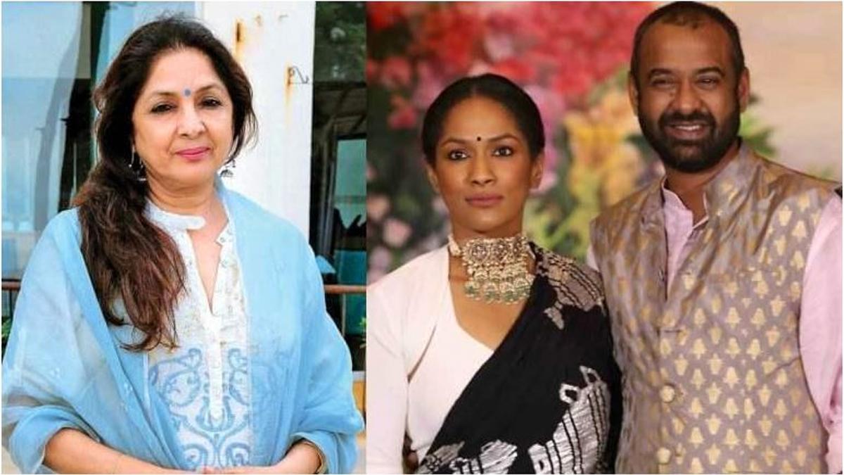 नीना गुप्ता (L), मसाबा गुप्ता के साथ मधु मंटेना (R)