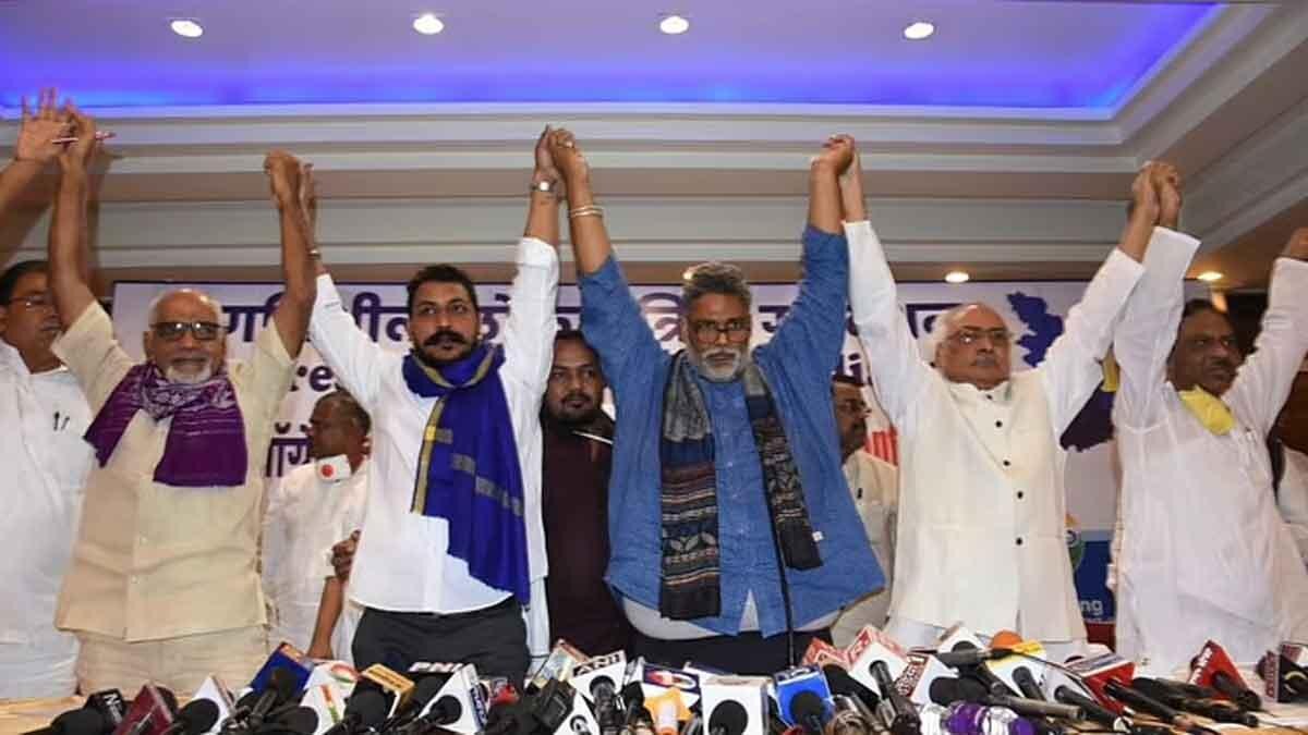 पप्पू यादव, चंद्रशेखर आजाद और एसडीपीआई के साथ गठबंधन