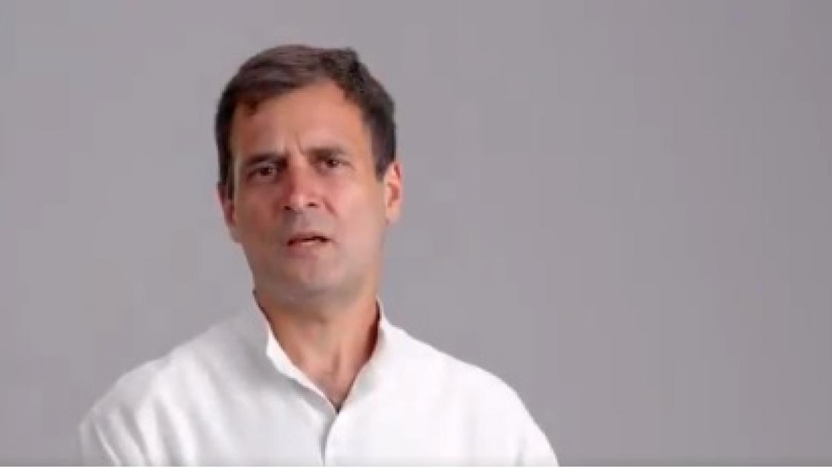 राहुल गांधी ने किया वार