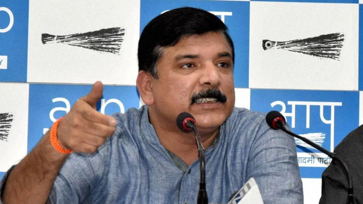 AAP नेता संजय सिंह (फाइल फोटो-PTI)