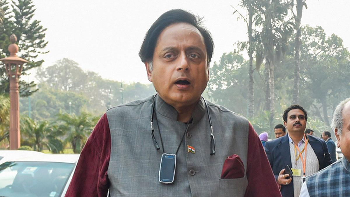 कांग्रेस नेता शशि थरूर (फाइल-पीटीआई)