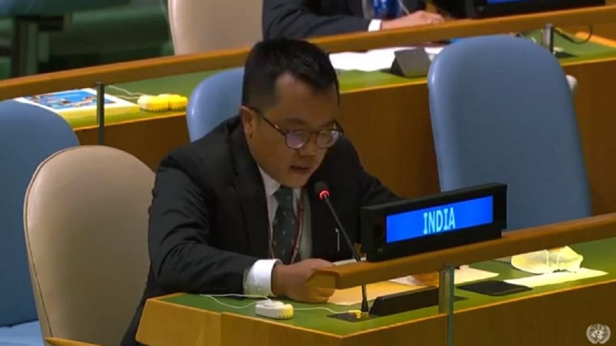 UN में भारत के प्रथम सचिव मिजितो विनितो (ANI)