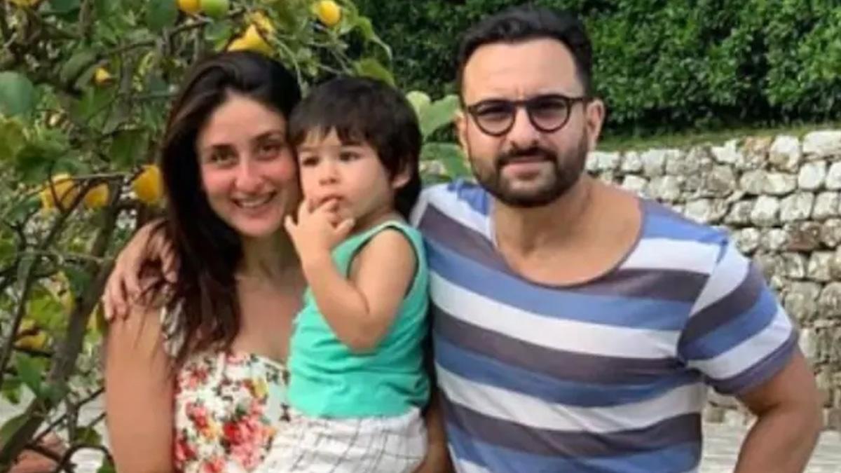 करीना कपूर खान, तैमूर अली खान और सैफ अली खान