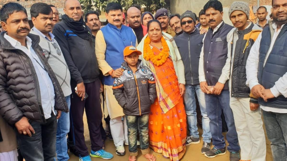 पद्म पुरस्कार से सम्मानित भागीरथी देवी  (फोटो-@satishdubeyy)