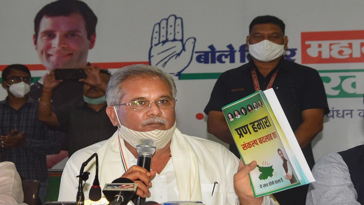 छत्तीसगढ़ के सीएम भूपेश बघेल (पीटीआई)