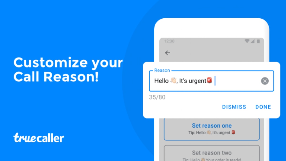 Truecaller Call reason 