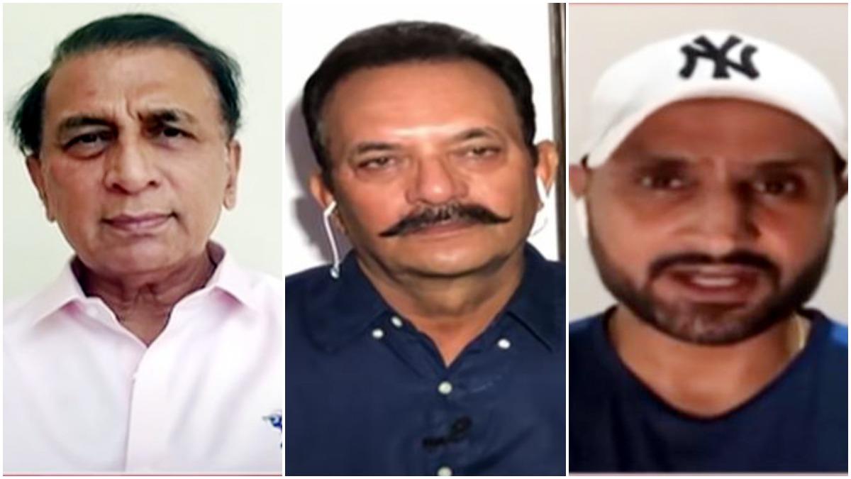 Sunil Gavaskar, Madan Lal and Harbhajan Singh.