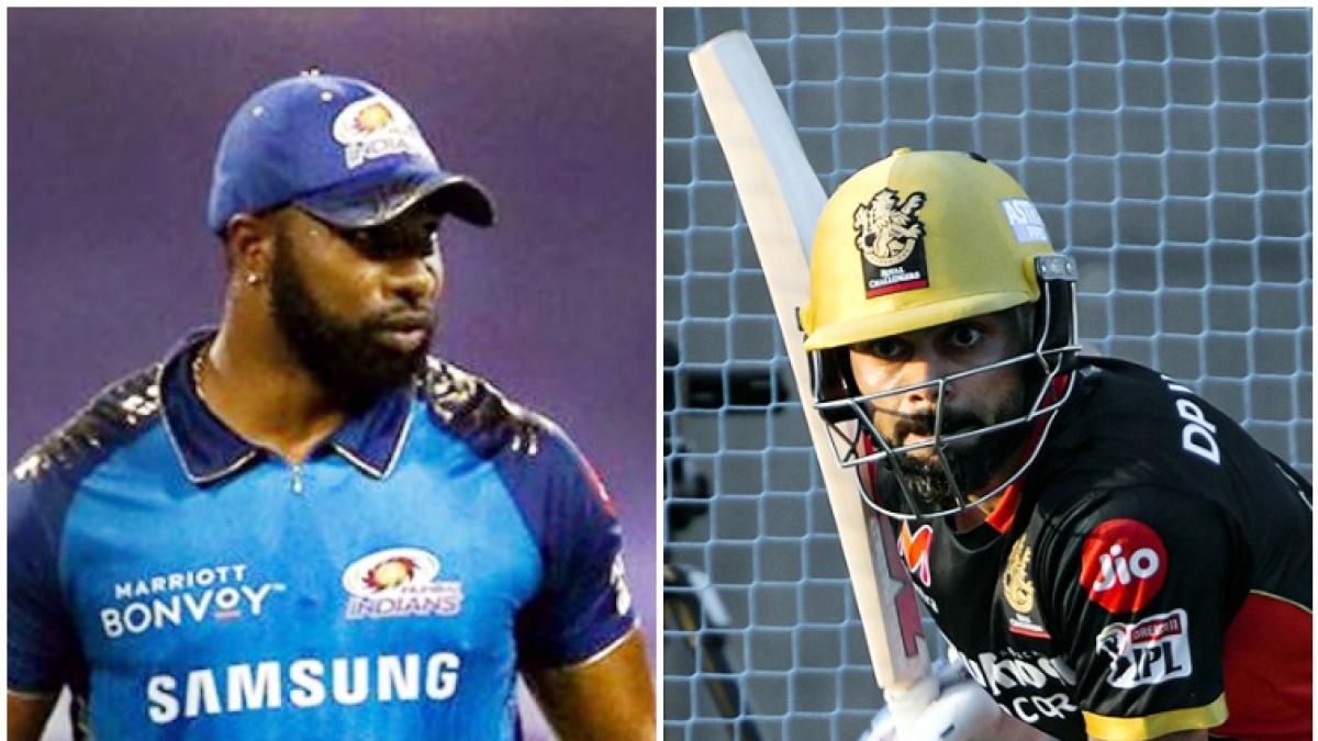 Kieron Pollard vs Virat Kohli.