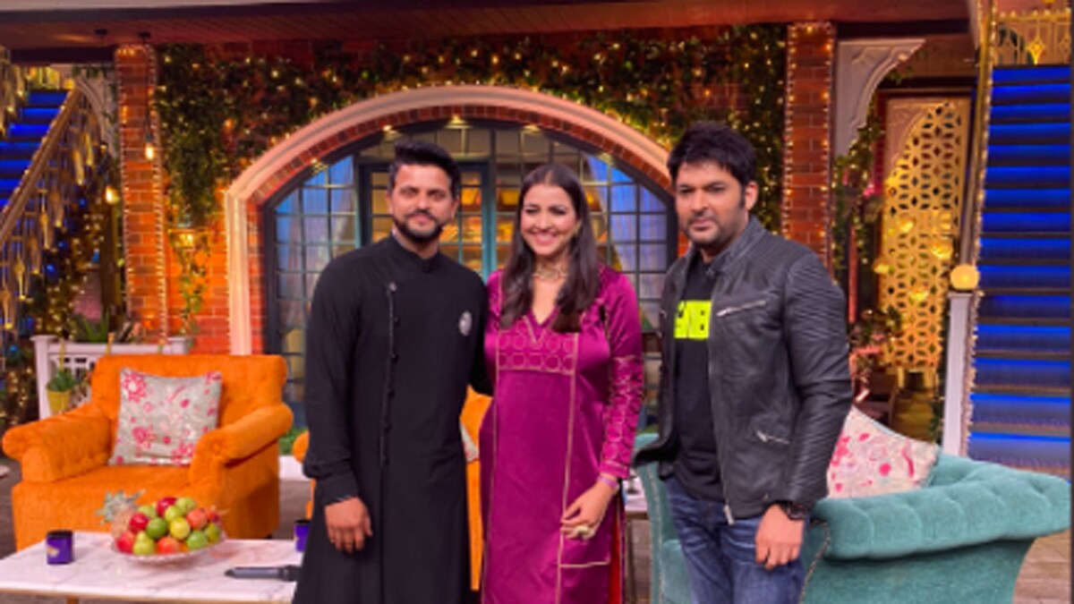 कपिल शर्मा संग सुरेश रैना और प्रियंका रैना