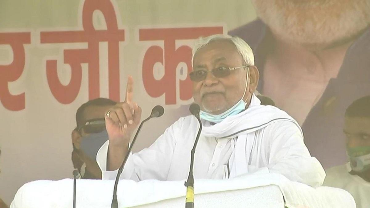 बिहार के मुख्यमंत्री नीतीश कुमार 