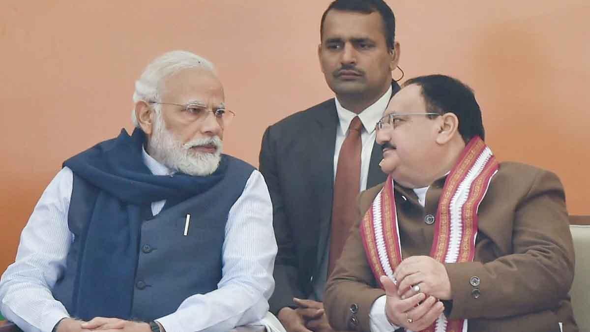 पीएम मोदी और बीजेपी अध्यक्ष जेपी नड्डा (फाइल फोटो)