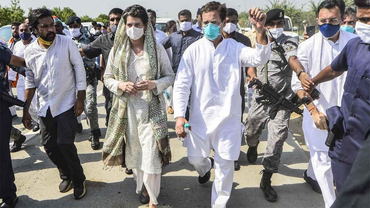 हाथरस केस: राहुल-प्रियंका की सक्रियता, यूपी-बिहार के दलितों को साधने की  कवायद - hathras gangrape case rahul gandhi priyanka gandhi dalit voters up  bihar assembly election political message ...