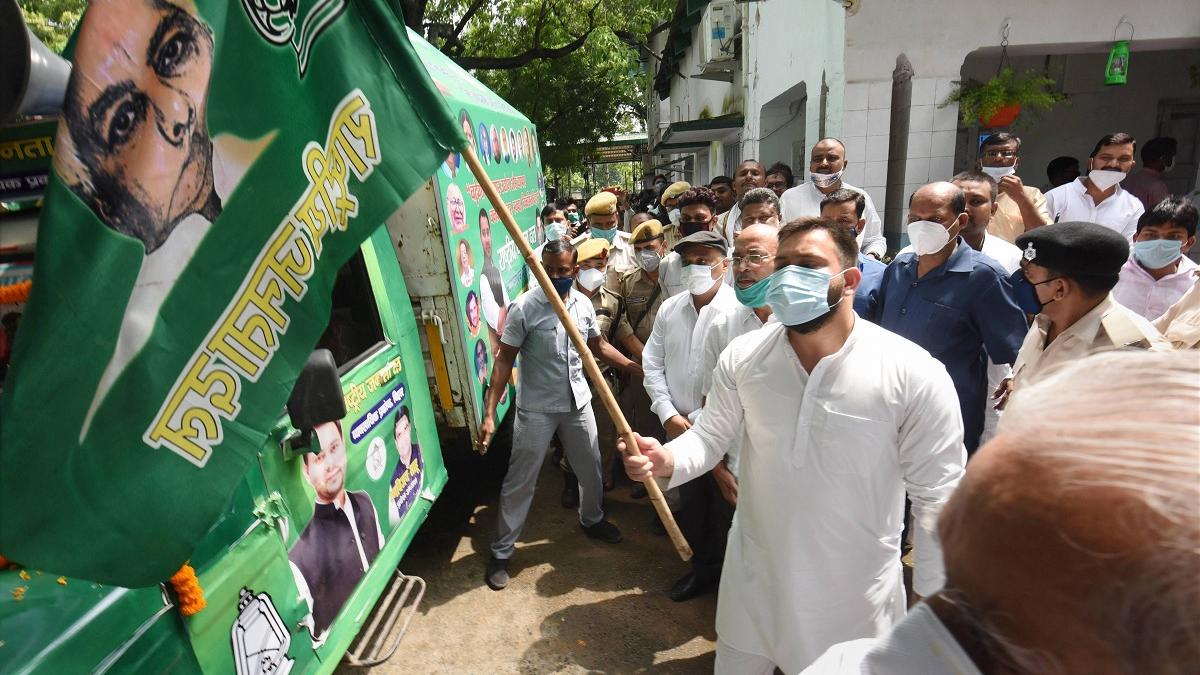 पिछली बार दूसरे स्थान पर रही थी आरजेडी (फाइल फोटोः पीटीआई)