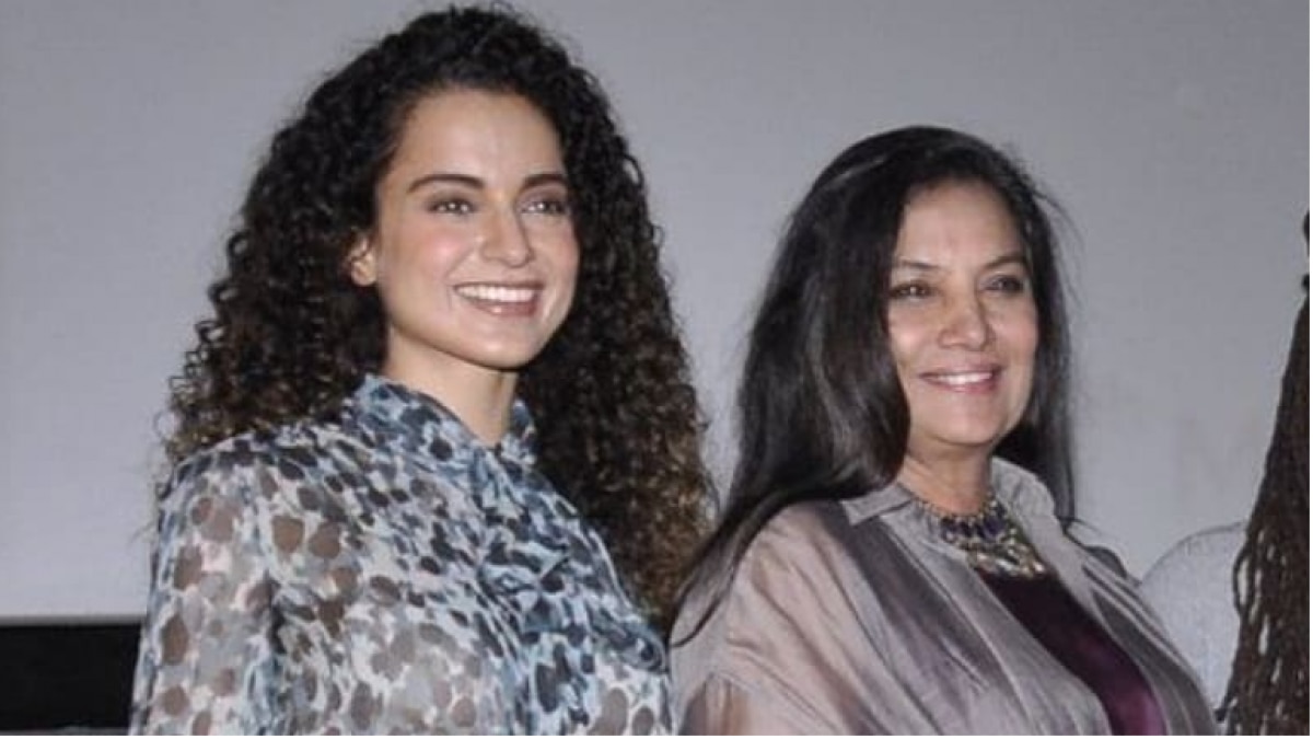 कंगना रनौत और शबाना आजमी