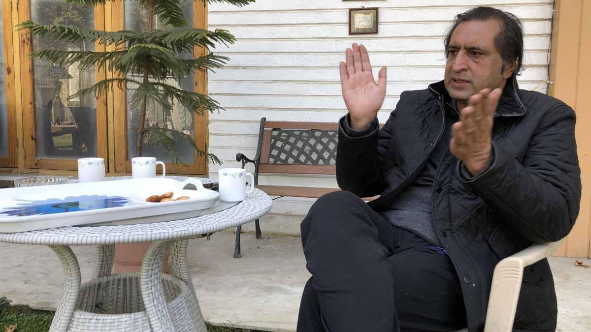 जम्मू-कश्मीर के नेता सज्जाद लोन (फोटो-शुजा उल हक)