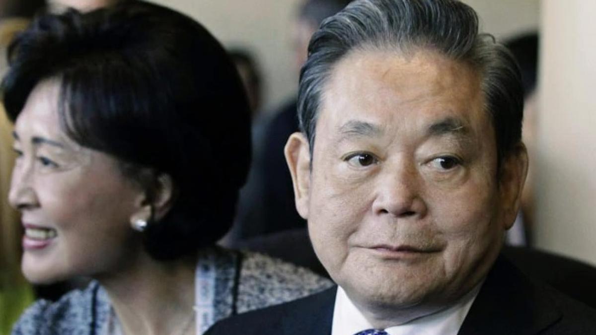 सैमसंग के चेयरमैन का निधन 