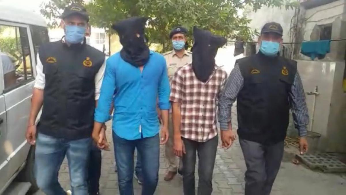  निकिता मर्डर केस में गिरफ्तार आरोपी (फोटो-अरविंद ओझा)