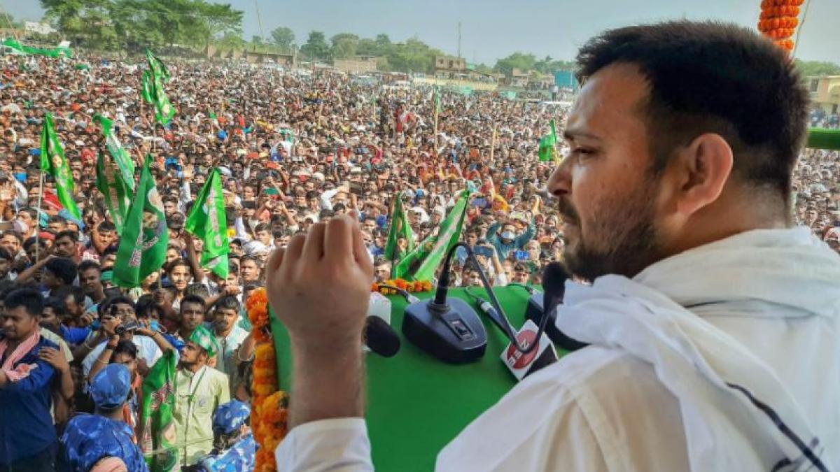 आरजेडी नेता तेजस्वी यादव (फोटो-पीटीआई)