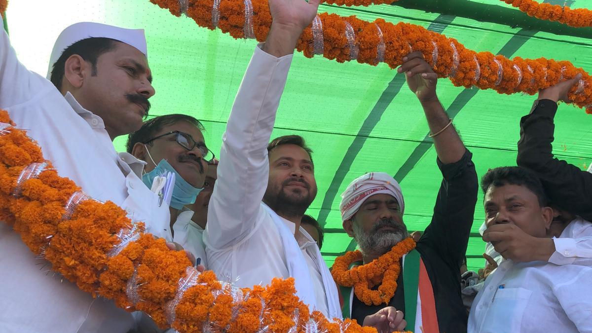 सीतामढ़ी की रीगा विधानसभा में तेजस्वी की हुई जनसभा.