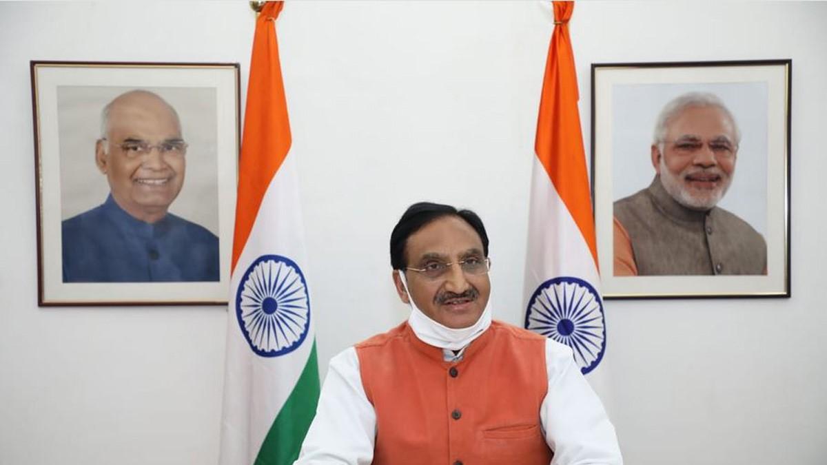 Union Minister of Education Ramesh Pokhriyal Nishank 