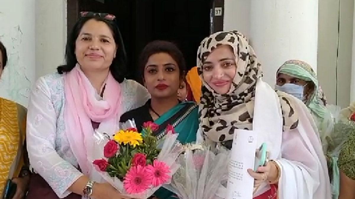 उरुशा राणा आज कांग्रेस में शामिल हो गईं (फोटो-आशीष)