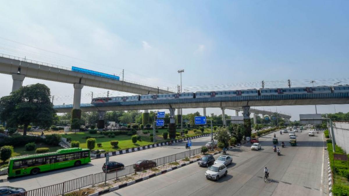 दिल्ली एयरपोर्ट मेट्रो (फोटो- पीटीआई)