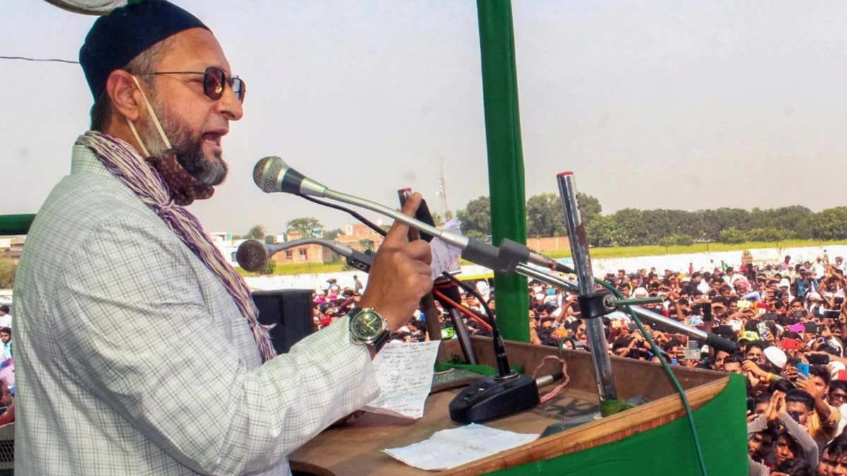 एआईएमआईएम नेता असदुद्दीन ओवैसी (File-PTI)