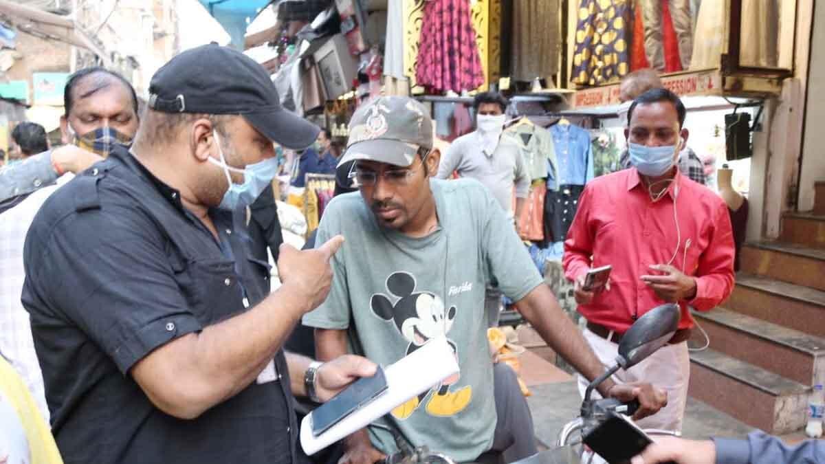 भोपाल में मास्क ना पहनने पर सख्ती