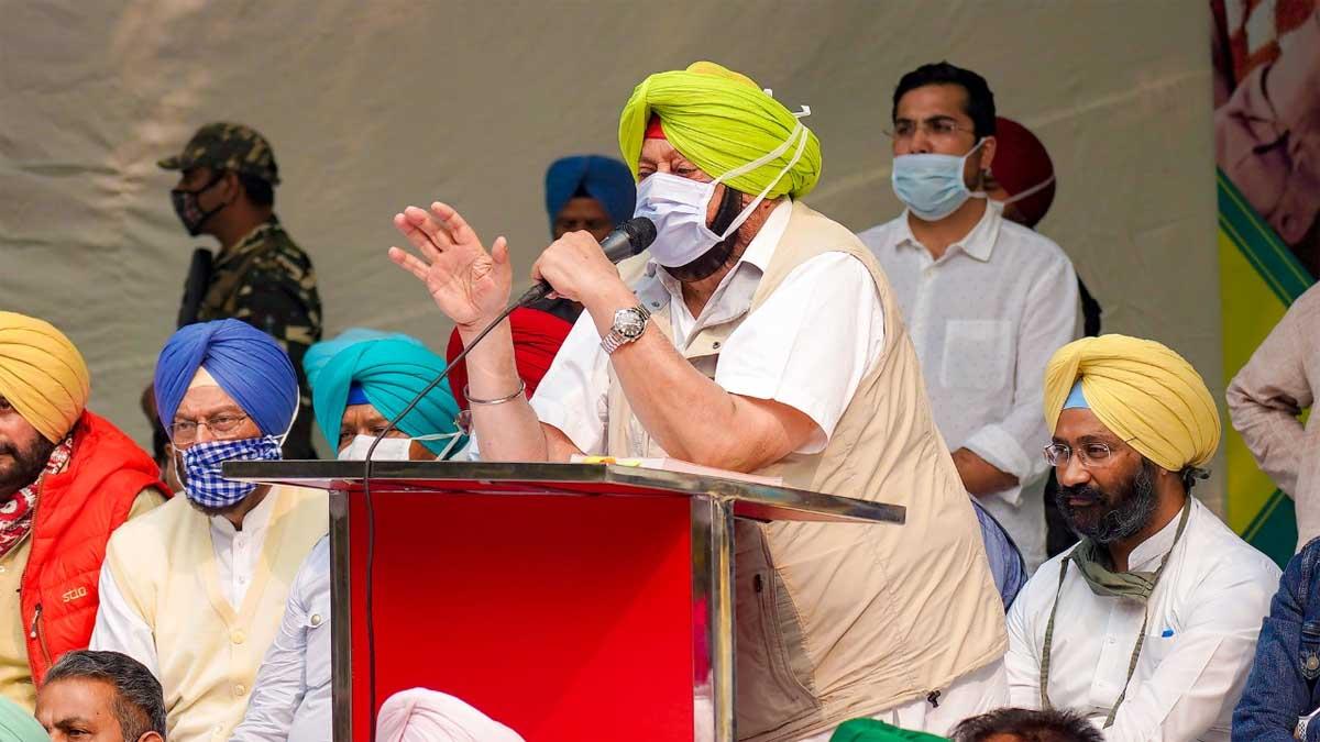 पंजाब के मुख्यमंत्री कैप्टन अमरिंदर सिंह (फोटो-ट्विटर/@capt_amarinder)