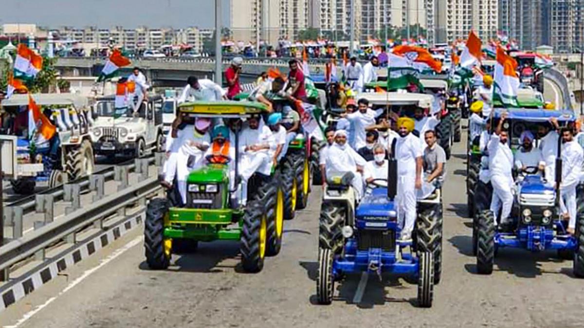 ट्रैक्टर रैली निकालेगी कांग्रेस (फाइल फोटो)