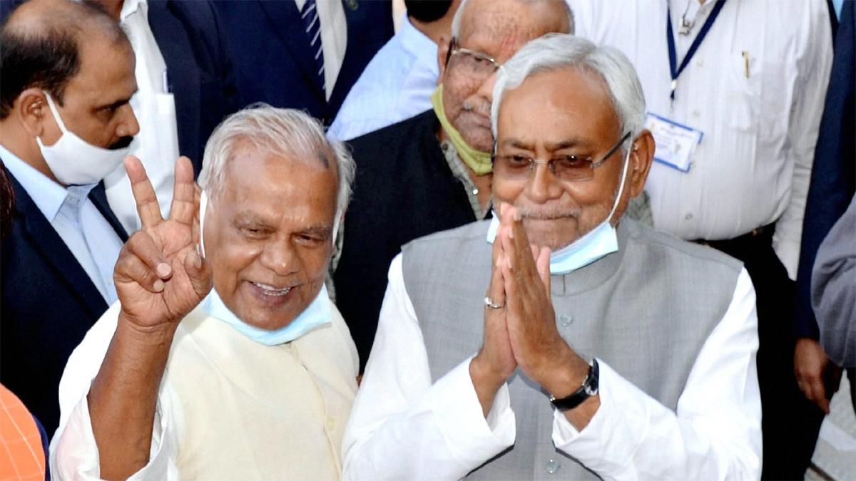 जीतनराम मांझी और नीतीश कुमार 